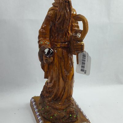 Sale Photo Thumbnail #200: Moses Polychrome Wood Sculpture