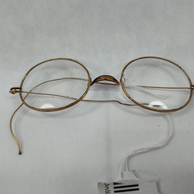 Sale Photo Thumbnail #246: Pair 10K Gold-Filled Saddle Spectacles