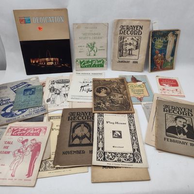 Sale Photo Thumbnail #498: Ohio Theater & Football Programs Set