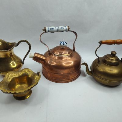 Sale Photo Thumbnail #208: Collection of Copper & Brass Metalware