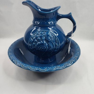 Sale Photo Thumbnail #322: McCoy Pottery Turkey Pitcher & Basin