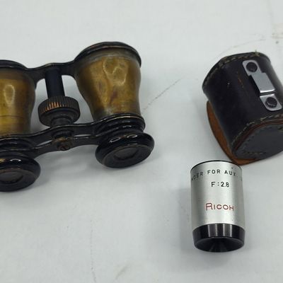 Sale Photo Thumbnail #307: Latour Brass Opera Glasses & Ricoh Lens