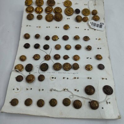Sale Photo Thumbnail #431: US Military & Civil Service Buttons