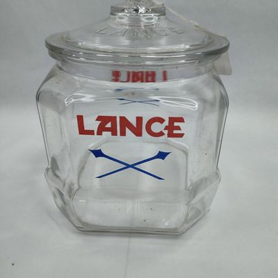 Sale Photo Thumbnail #16: Lance Octagonal Glass Counter Jar
