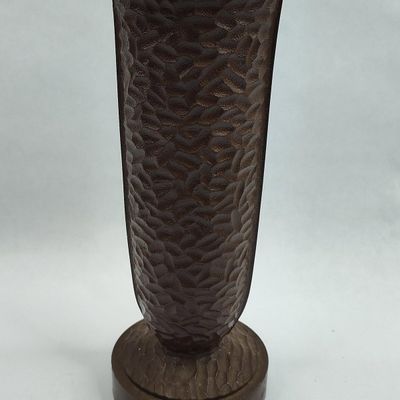 Sale Photo Thumbnail #130: Bronze Hammered Memorial Vase