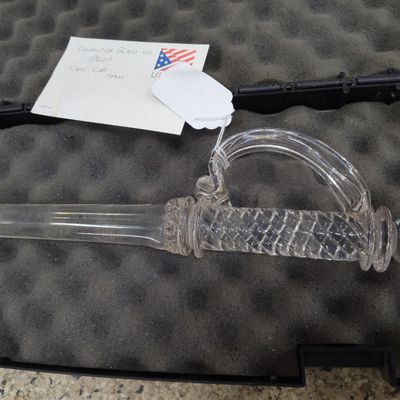 Sale Photo Thumbnail #234: A Clear Glass Ceremonial Parade Sword