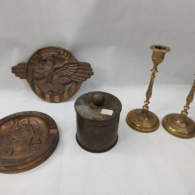 Sale Photo Thumbnail #118: GM Memorabilia, WWII Trench Art & Brass