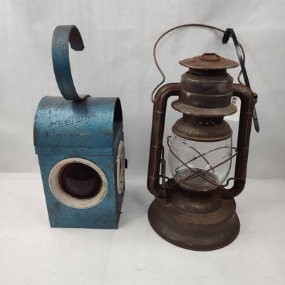Sale Photo Thumbnail #92: Pair Chalwyn & Dietz Lanterns