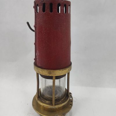 Sale Photo Thumbnail #173: J.H. Naylor Wigan Miner's Safety Lamp