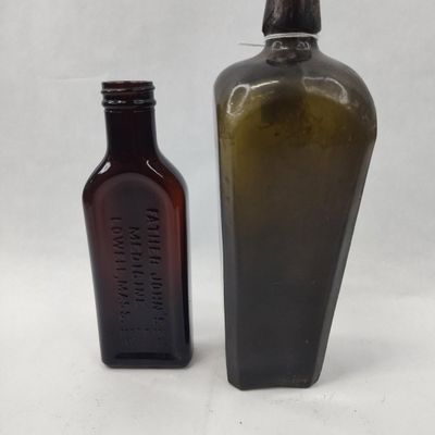 Sale Photo Thumbnail #305: Pair Medicine & Case Gin