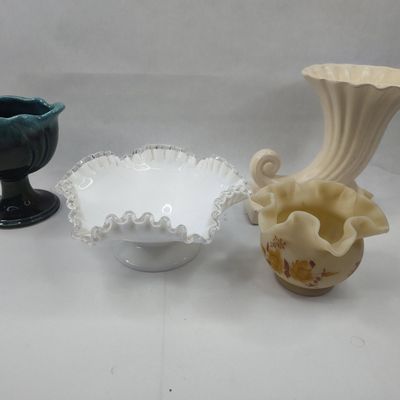 Sale Photo Thumbnail #304: Ceramic and Glass Decorative Vessels