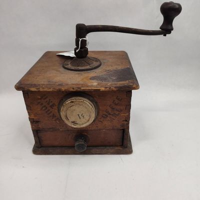 Sale Photo Thumbnail #190: Coffee Mill w/ Cast Iron & Dial