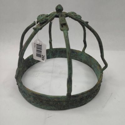 Sale Photo Thumbnail #269: Bronze Openwork Votive Crown