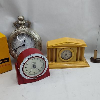 Sale Photo Thumbnail #60: Desk Clocks & Kodak Timers