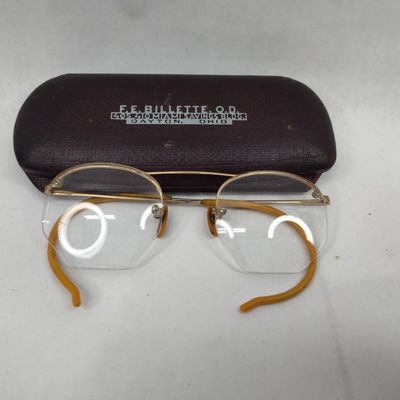 Sale Photo Thumbnail #492: Pair Mid-C. 12K Gold Filled Eyeglasses