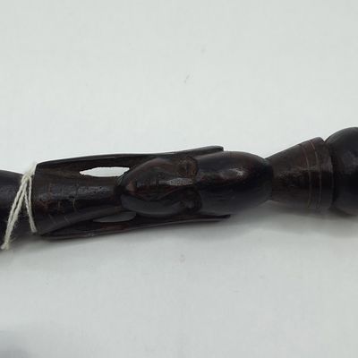 Sale Photo Thumbnail #102: Carved Wood & Metal Letter Opener