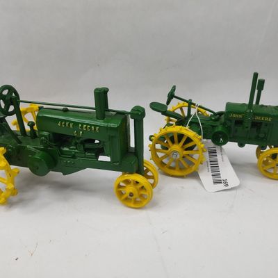 Sale Photo Thumbnail #169: Pair John Deere Die-Cast Model Tractors