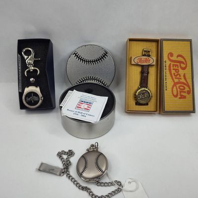 Sale Photo Thumbnail #456: Pepsi & GM Novelty Watches, Set