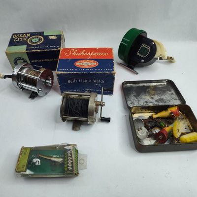 Sale Photo Thumbnail #440: Fishing Reels & Lures, Shakespeare