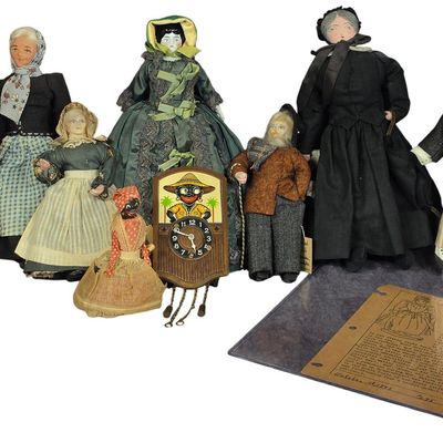 Sale Photo Thumbnail #104: An Assortment of Vintage Character Dolls and Novelties Featuring Eubank, Kimcraft, and Carrie Nation Examples
