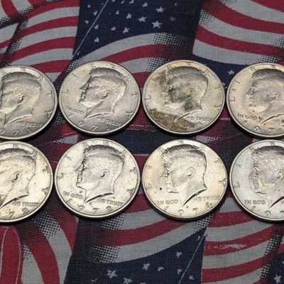 1971-P&D, 1972-P&D, 1973-P&D and 1974-P&D Kennedy Half Dollars