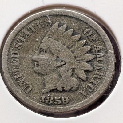 1859 Indian Head Cent - Copper