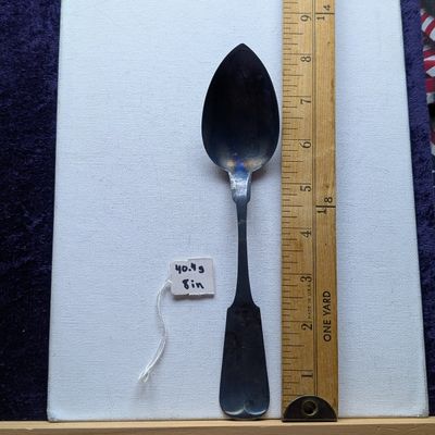 8in Sterling Silver Spoon 40.4g