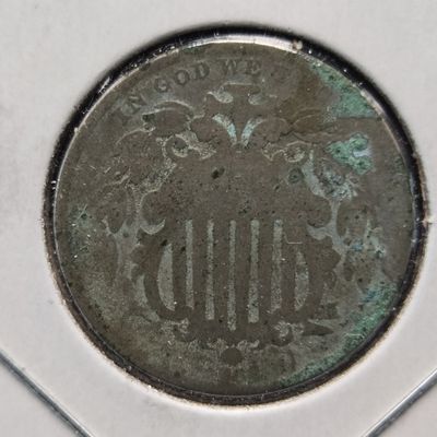 1866 Shield Nickel - Fr