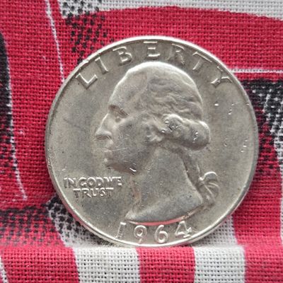 1964-D Washington 90% Silver Quarter