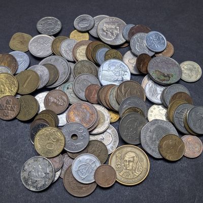 16.8oz. Mixed Bag of World Coins