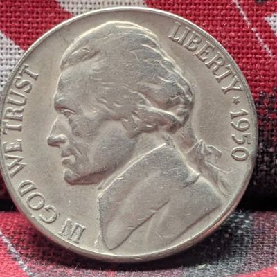 1950-D Jefferson Nickel