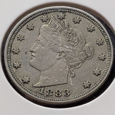1883 No Cents Liberty Head V Nickel