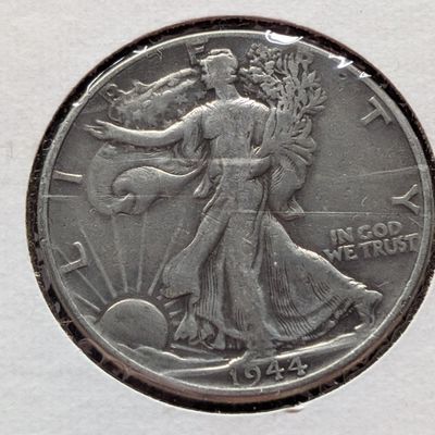 1944 Walking Liberty 90% Silver Half Dollar