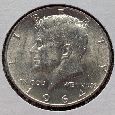 1964 Kennedy 90% Silver Half Dollar