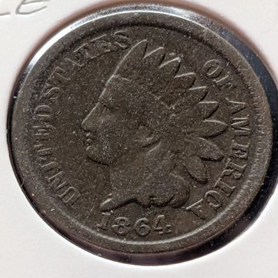 1864 Indian Head Cent, Bronze