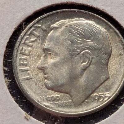 1955-S Roosevelt 90% Silver Dime