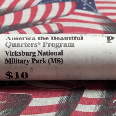$10 Roll of 2011-P Vicksburg National Military Park (MS) ATB Quarters