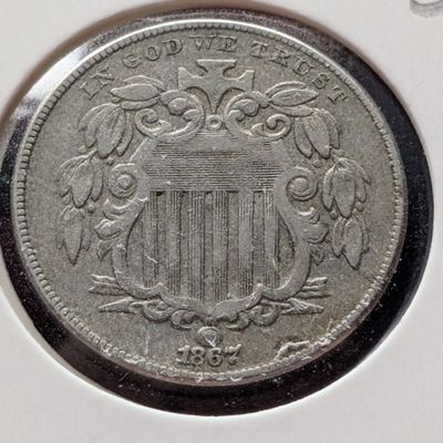 1867 Shield Nickel