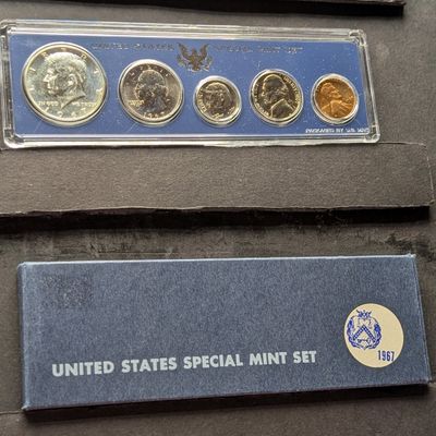 1967 U.S. Special Mint Year Set In OGP - Includes 40% Silver Kennedy Half Dollar