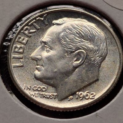 1962-D Roosevelt 90% Silver Dime