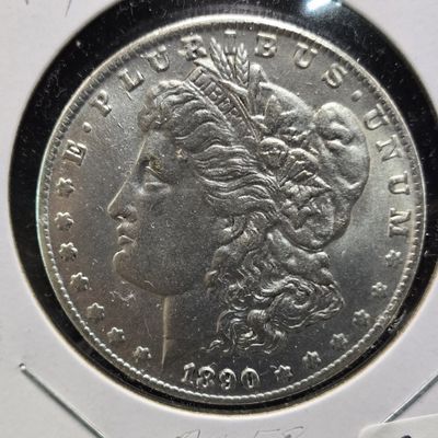 1890 Morgan 90% Silver Dollar - VAM - MS