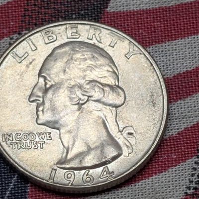 1964-D Washington 90% Silver Quarter