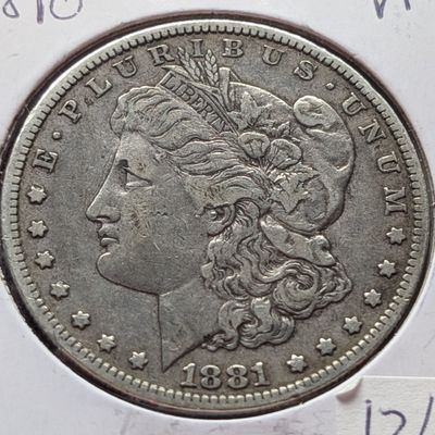 1881-O Morgan 90% Silver Dollar - VF
