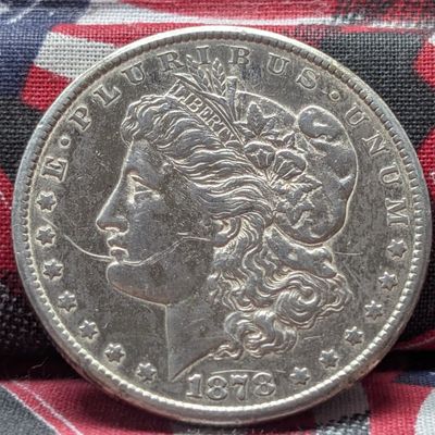 1878-CC Morgan 90% Silver Dollar - XF