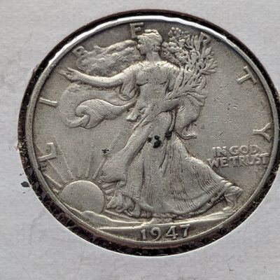 1947-D Walking Liberty 90% Silver Half Dollar