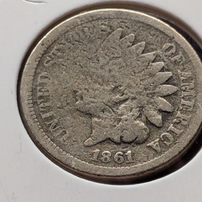 1861 Indian Head Copper Cent