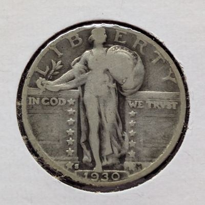 1930-S Standing Liberty 90% Silver Quarter