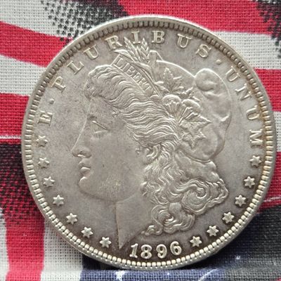 1896 Morgan 90% Silver Dollar