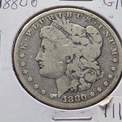 1880-O Morgan 90% Silver Dollar - G/VG