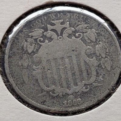 1868 Shield Nickel - G